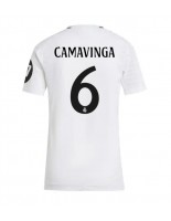 Real Madrid Eduardo Camavinga #6 Domácí Dres pro Dámské 2024-25 Krátký Rukáv